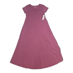 Soft Surroundings Women's Sisley Maxi Dress Mauve Size M NWT